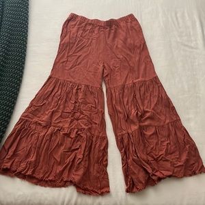 SOLD Umgee pink wide leg flowy pants